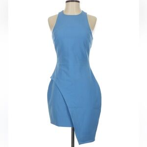 Elizabeth and James Asymmetrical Sky Blue Dress
